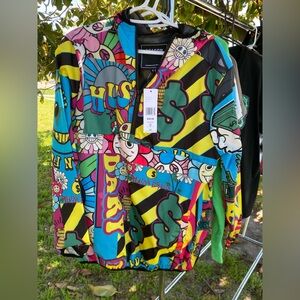 Men’s NWT reason windbreaker with hood size L